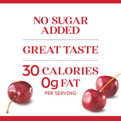 Duncan Hines close-up of glossy cherry syrup highlighting fruit-forward gloss