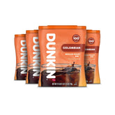Dunkin' front packaging showing four canisters and convenience