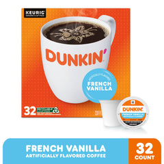 Dunkin' K-Cup pod close-up highlighting branded pod design and easy brewing