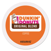 Dunkin' front packaging showing 22 K-Cup pods and brand clarity