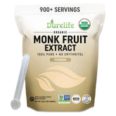 DureLife front packaging 10 oz showing product benefits and organic badge