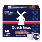 Dutch Bros front packaging showing flavor and 60-count convenience