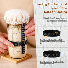 DWTS DANWEITESI date marked feeding band wrapped on jar for clear tracking of last refresh