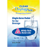 DYSPHAGIAIDE front packet showing branding and single-serve convenience