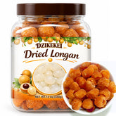 dzikekei jar front view showing resealable lid and fruit inside, convenient snacking