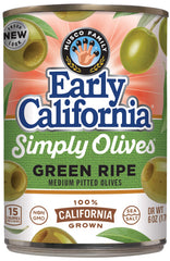 Early California front packaging shows twelve 6 oz cans and brand clarity benefit