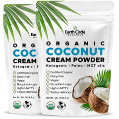 Earth Circle Organics front packaging showing organic label and benefits