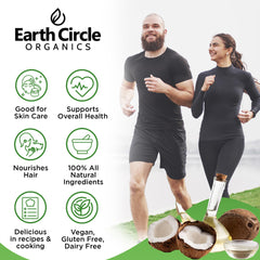 Earth Circle Organics open tub close-up of smooth texture for easy scooping