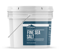 Earthborn Elements open bucket with fine granules visible, easy access for cooking