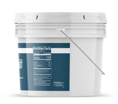 Earthborn Elements resealable bucket open for easy scooping and moisture protection