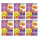 Earth's Best front box showing letter-shaped cookies and cinnamon benefit convenience