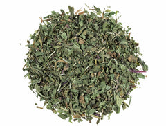 EarthWise Aromatics front package showing 1 lb dandelion leaf and organic label for clear choice