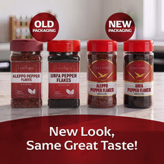 Eastanbul Aleppo flakes close-up texture highlighting fruity heat and vibrant color