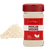 Eastanbul Mahlab front bottle showing label and sealed cap, clear flavor benefit