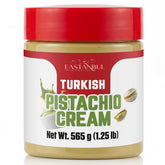 Eastanbul jar front view showing premium pistachio cream and brand appeal