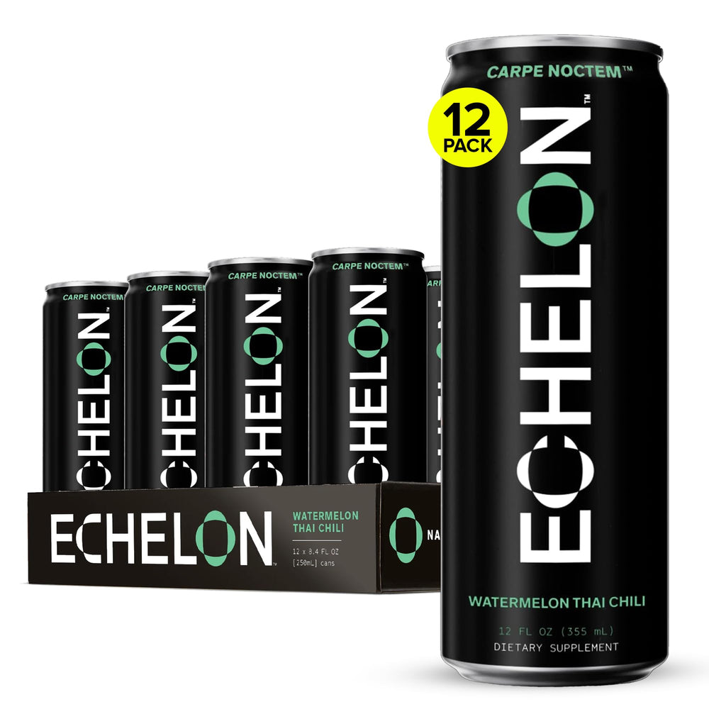 Echelon front can showing watermelon Thai Chili flavor and bold branding for quick identification