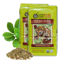ECOTEAS front packaging showing two 1 lb bags and clear branding for shelf appeal