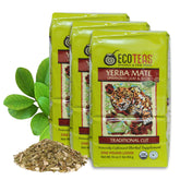 ECOTEAS front packaging 1 lb bag showing organic labeling and benefits