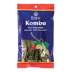 Eden kombu front packaging showing brand and product identity for pantry convenience