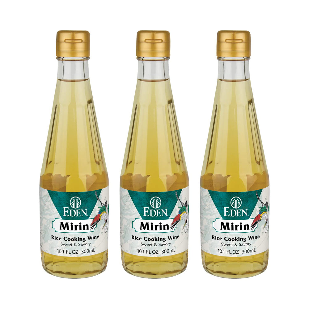 Eden Mirin front label showing brand and natural brewing benefit