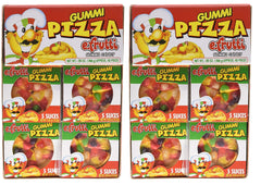 efrutti front packaging showing individually wrapped gummi pizzas for easy sharing