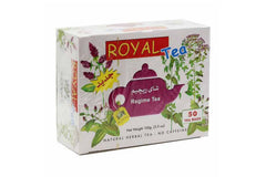 Egyptian Pharaoh open box with neatly arranged tea bags showing convenience and portioning