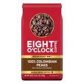 Eight O'Clock Coffee front packaging showing 18 oz bag and brand clarity for easy identification