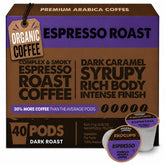 EKOCUPS front packaging showing 40 recyclable pods and product branding benefit