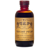 El Guapo bottle front view highlighting coffee and pecan aroma benefits