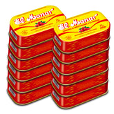 El Manar front can view showing brand and spicy harissa label benefit: easy pantry flavor