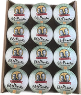 El Pinto front jar showing label and benefit of authentic Hatch flavor