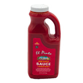 El Pinto jug front packaging showing brand and 35 oz size, convenient refill option
