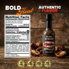 El Yucateco label close-up highlighting premium reserve branding and flavor notes