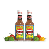 El Yucateco front packaging showing two XXXtra Hot bottles and bold branding, adds spicy flavor