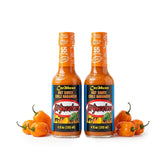 El Yucateco front packaging showing two 4 oz bottles and bold habanero appeal