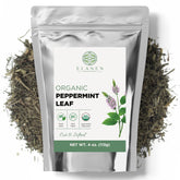 Elanen Naturals front packaging showing organic peppermint and benefit freshness