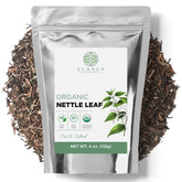 Elanen Naturals front packaging showing organic nettle and product details