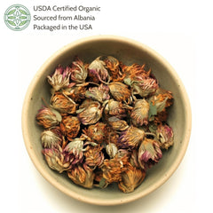 Elanen Naturals close-up of dried blossoms texture emphasizing freshness and color