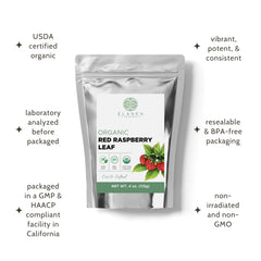 Measuring teaspoon of loose leaves for precise brewing with Elanen Naturals benefit accuracy