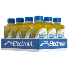 Electrolit passion fruit front packaging showing 12-pack convenience and hydration benefit