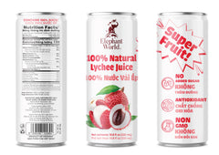 Elephant World pulp texture detail highlighting real fruit pieces and mouthfeel