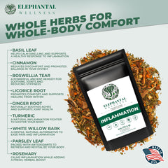 Elephantal Wellness loose-leaf close-up revealing texture and potency benefit