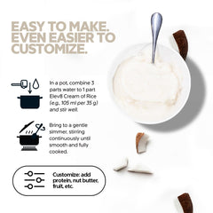 Elev8 Creamy Rice scoop and serving amount for accurate portioning benefit