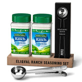 ELI&VAL front packaging showing two 16 oz Hidden Valley containers, ideal for stock-up