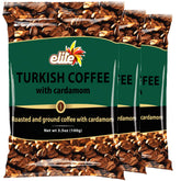 ELITE front packaging displaying three 3.5 oz tins and clear branding, convenient freshness