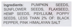 Ella's Flats arranged seeds display showing hemp and complementary seeds