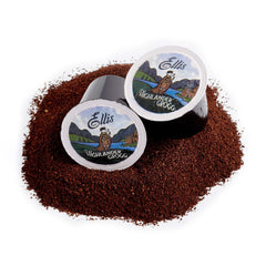 Ellis Coffee single-serve pod close-up highlighting pod design and easy brewing