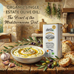 Ellora Farms Aleta label close-up highlighting certifications and origin benefits
