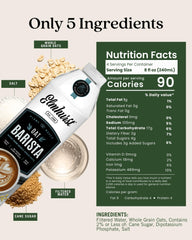Elmhurst ingredient list close-up highlighting simple ingredients and cleaner profile benefit