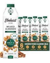 Elmhurst front packaging 32oz showing clean label and unsweetened benefit